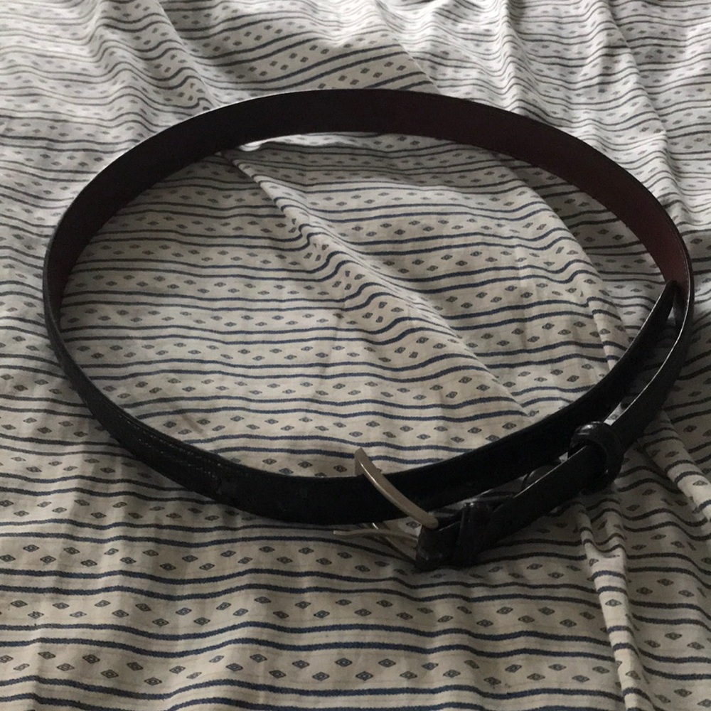 Black Leather Belt